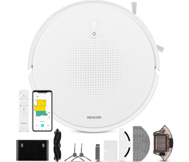 Sencor Robot sprzątający SRV 7450WH biały - 1491029 - zdjęcie 2